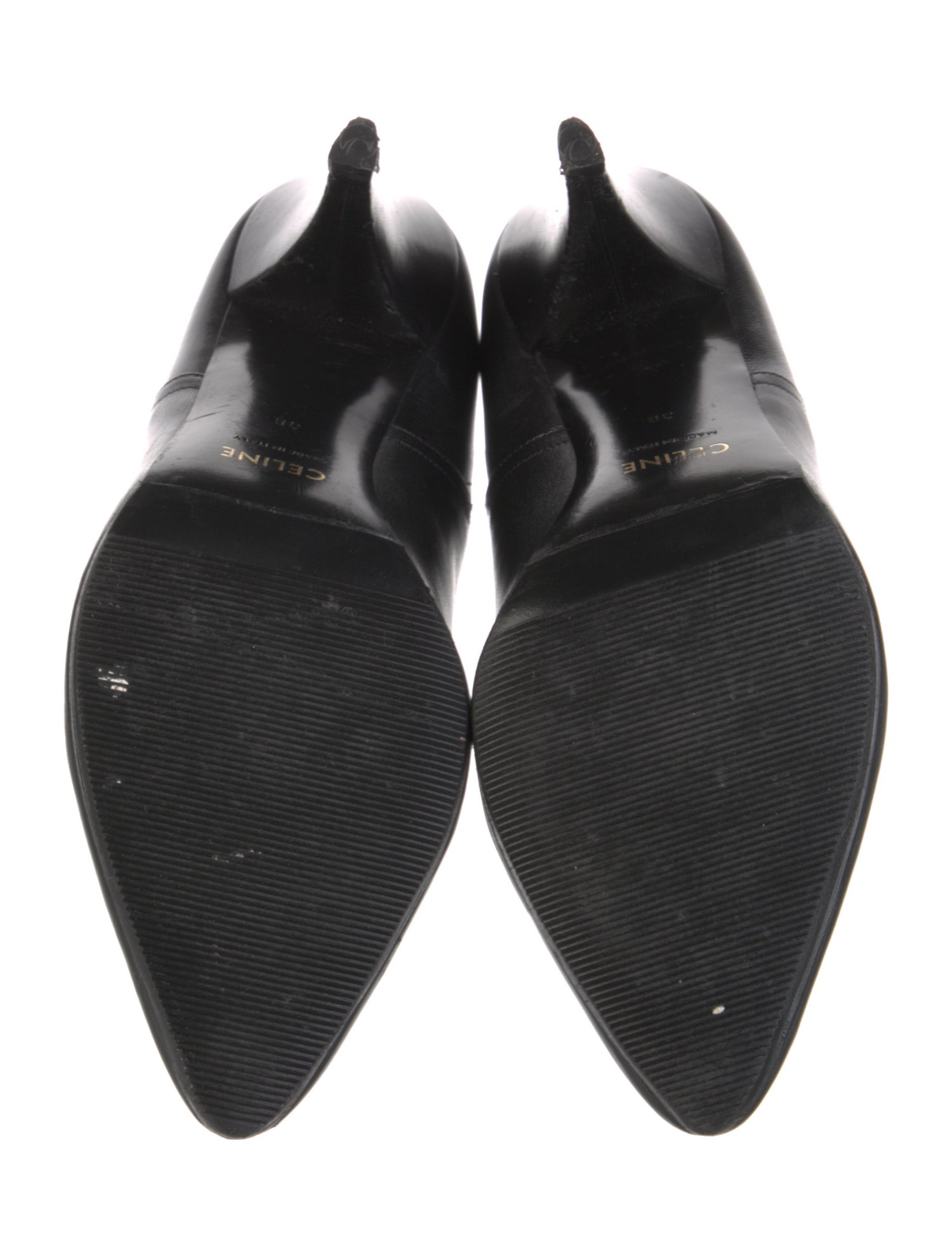 Celine Leather Chelsea Boots